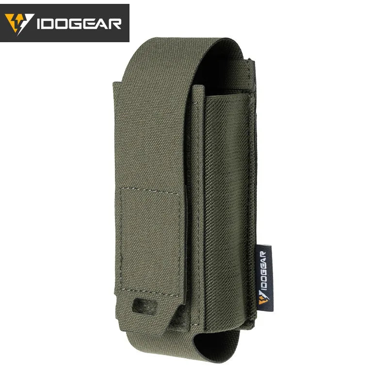 Tactical Molle Flashlight Holder Magazine Pouch Multiuse Portable Tool Flashbang Pouch for Duty Belt Backpack 35133