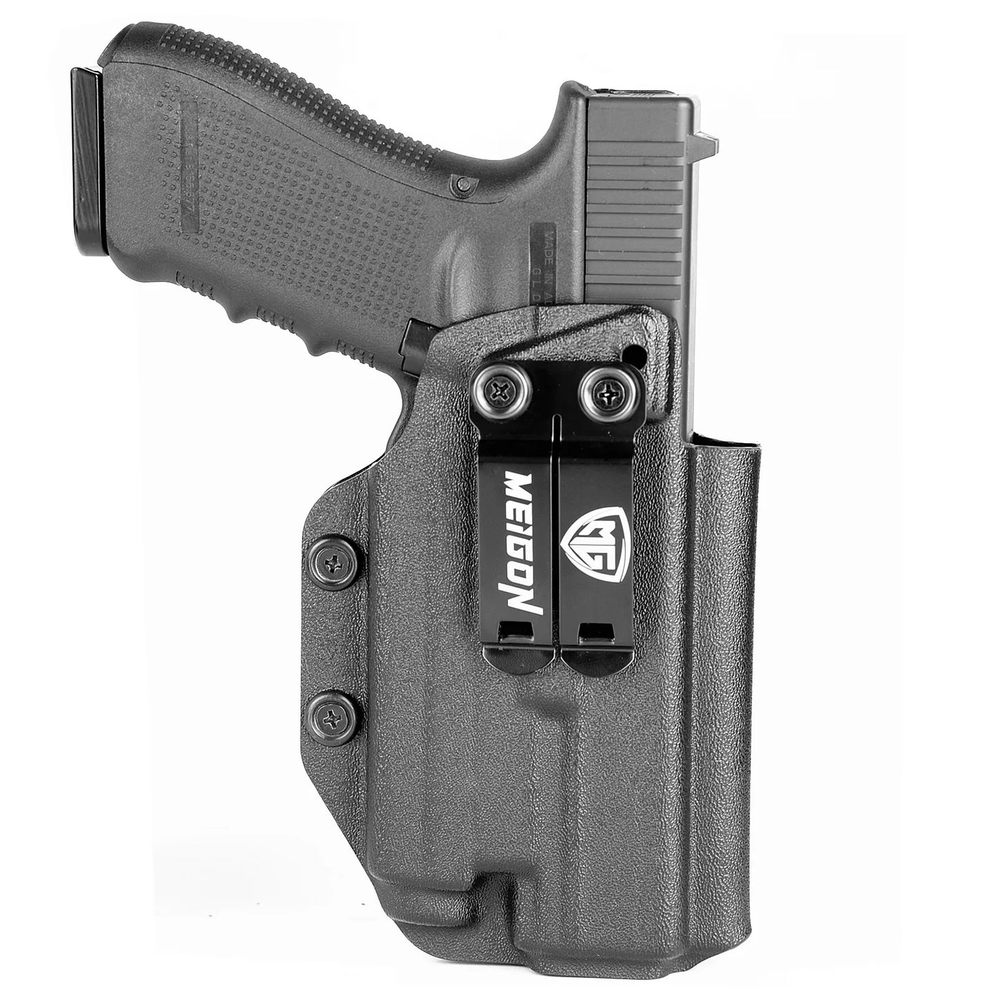 IWB Kydex Holster for Glock 19 19X 23 25 32 44 45 with Olight PL MINI 2 Valkyrie Flashlight inside Waistband Concealed Carry